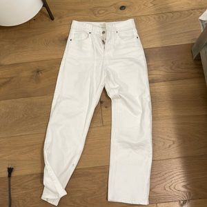 White mom jeans
